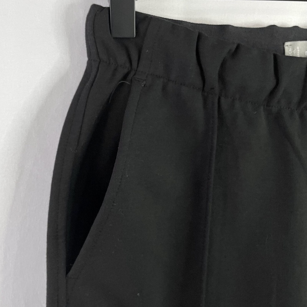 New Everlane The Dream Pant Elastic Waist Tapered Leg Knit Pants Black Size XS - Picture 6 of 16
